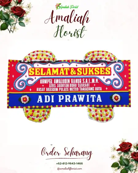 Papan Bunga Ucapan Selamat Wira Karya